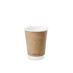 Bicchieri di carta compostabili con rivestimento in PLA doppio strato 240ml - Ecostoviglie.com