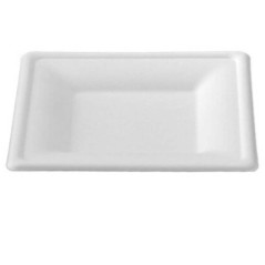 Piatti Biodegradabili Quadrati 26 cm - Ecostoviglie.com