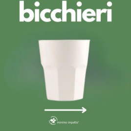 Bicchieri di plastica riutilizzabili