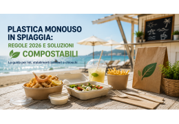 Packaging per stabilimenti balneari, lidi e chioschi: regole 2026 e soluzioni compostabili