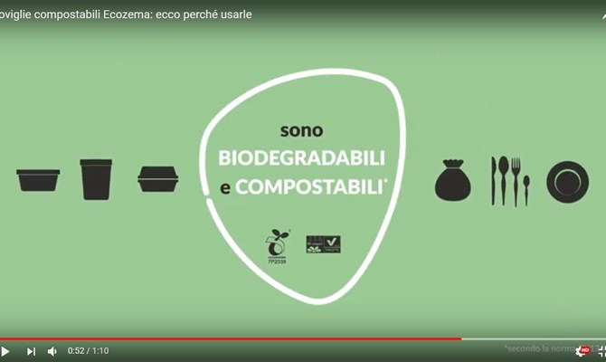 Stoviglie compostabili Ecozema raccontate in un bel video