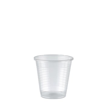 Bicchiere biodegradabile in PLA, tacca CE a 200ml (250ml raso)