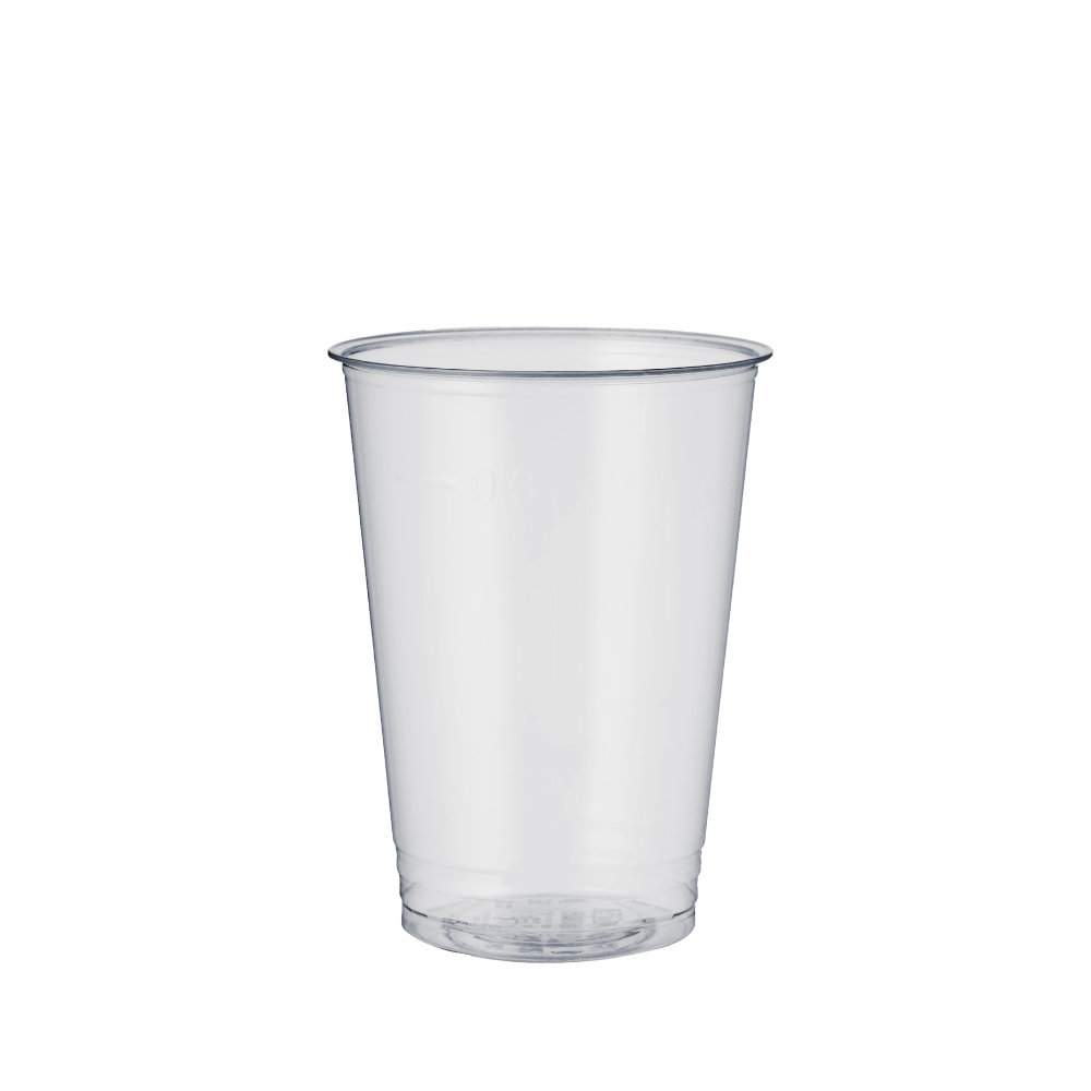 Bicchiere biodegradabile in PLA, tacca CE a 200ml (250ml raso)